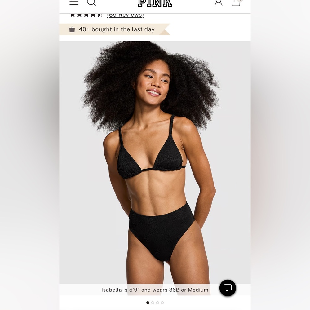 VS black bikini medium